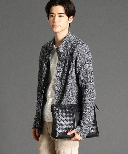 NICOLE CLUB FOR MEN（ニコルクラブフォーメン）の「２ＷＡＹメッシュクラッチＢＡＧ（クラッチバッグ・メンズ・ブラック系その他/グレー系その他/ネイビー系・FREE）」の6枚目の写真