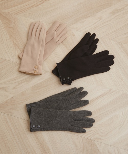Sergio De Rosa（セルジオデローザ）の「【SERGIO DE ROSA】GLOVE2（手袋・レディース・ブラック/グレー/キナリ・FREE）」の4枚目の写真