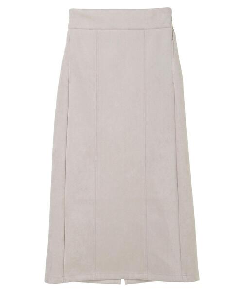 ELENCARE DUE（エレンカーレデュエ）の「・ELENCARE DUE スエードポンチナロースカート＊（スカート・レディース・チャコールグレー/アイボリー/モカ・FREE）」の18枚目の写真