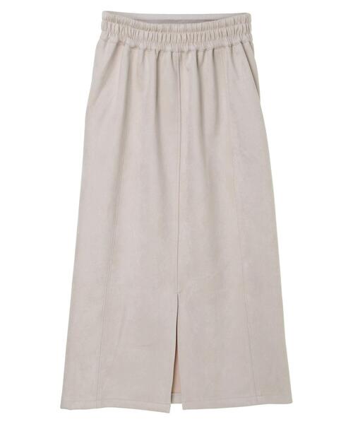 ELENCARE DUE（エレンカーレデュエ）の「・ELENCARE DUE スエードポンチナロースカート＊（スカート・レディース・チャコールグレー/アイボリー/モカ・FREE）」の19枚目の写真