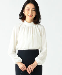 Demi-Luxe BEAMS | Demi-Luxe BEAMS / スタンドネック プルオーバー 22FO(シャツ/ブラウス)