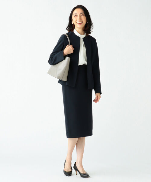 Demi-Luxe BEAMS(デミルクス ビームス)の「Demi-Luxe BEAMS / スタンドネック プルオーバー 22FO(シャツ/ブラウス・レディース・ホワイト・38/36/40)」の5枚目の写真