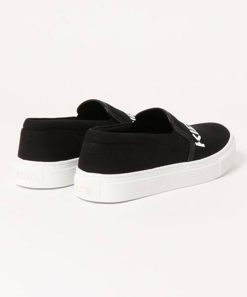 KENZO（ケンゾー）の「K-Skate Kenzo Logo Canvas W（スリッポン・レディース・ブラック系その他・38/37/36）」の2枚目の写真