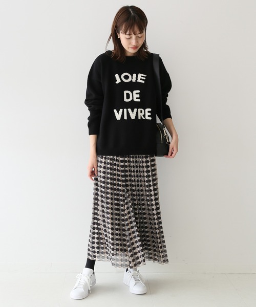 SLOBE IENA(スローブイエナ)の「Geometricランダムプリーツスカート【ウエストゴム】◆(スカート・レディース・ブラウン/ブラック系その他・FREE)」の22枚目の写真