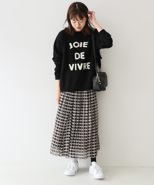 SLOBE IENA(スローブイエナ)の「Geometricランダムプリーツスカート【ウエストゴム】◆(スカート・レディース・ブラウン/ブラック系その他・FREE)」の5枚目の写真