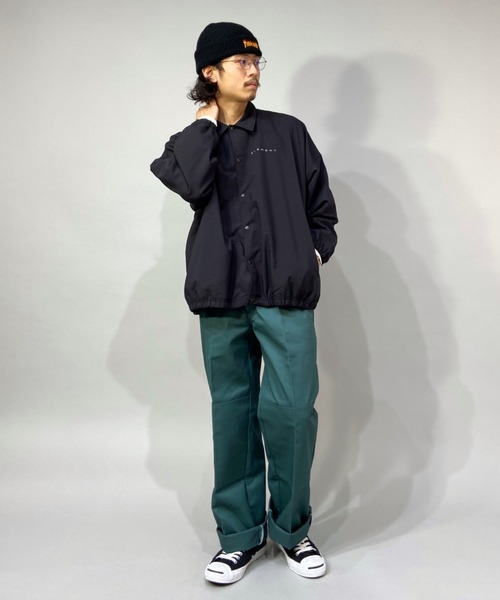 ELEMENT(エレメント)の「ELEMENT/エレメント ワンポイント ビッグシルエット コーチジャケット BC021-101(ナイロンジャケット・メンズ・ブラック/グリーン/ブルー・M/L/XL)」の10枚目の写真