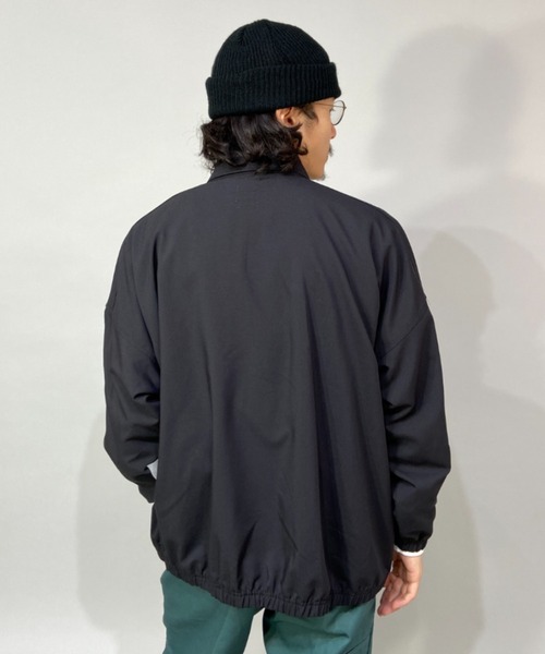 ELEMENT(エレメント)の「ELEMENT/エレメント ワンポイント ビッグシルエット コーチジャケット BC021-101(ナイロンジャケット・メンズ・ブラック/グリーン/ブルー・M/L/XL)」の8枚目の写真