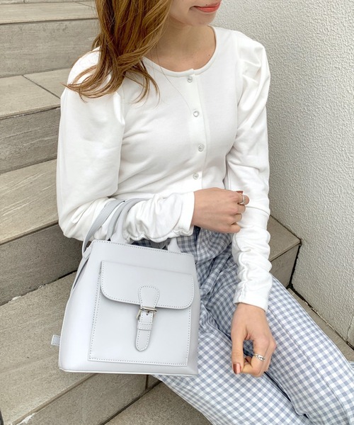 OLIVE des OLIVE（オリーブデオリーブ）の「2wayパワショルプルオーバー（カーディガン/ボレロ・レディース・ブラック/グレー/グリーン/ピンク/ライトグレー/ネイビー/オフホワイト・FREE）」の2枚目の写真