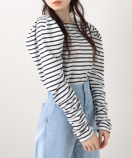 OLIVE des OLIVE（オリーブデオリーブ）の「2wayパワショルプルオーバー（カーディガン/ボレロ・レディース・ブラック/グレー/グリーン/ピンク/ライトグレー/ネイビー/オフホワイト・FREE）」の20枚目の写真