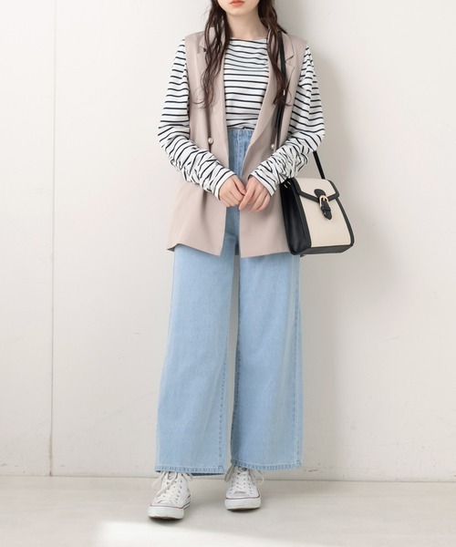 OLIVE des OLIVE（オリーブデオリーブ）の「2wayパワショルプルオーバー（カーディガン/ボレロ・レディース・ブラック/グレー/グリーン/ピンク/ライトグレー/ネイビー/オフホワイト・FREE）」の22枚目の写真