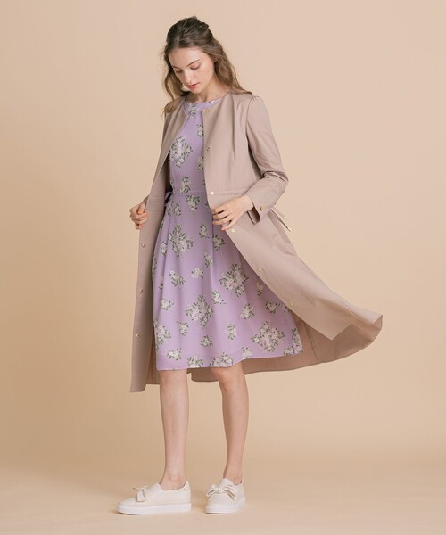 TOCCA（トッカ）の「【WEB限定】【洗える！】CHEERFUL JOY BOUQUET DRESS ドレス（ワンピース・レディース・ブラック系7/ライラック系7・2/0/4/6）」の9枚目の写真