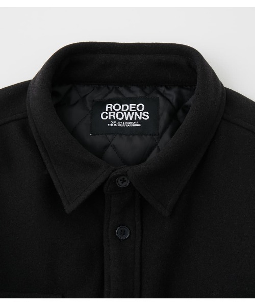 RODEO CROWNS WIDE BOWL(ロデオクラウンズワイドボウル)の「キルティングCPO(ミリタリージャケット・メンズ・カーキ/ブラック/ライトグレー・MEDIUM/LARGE)」の11枚目の写真