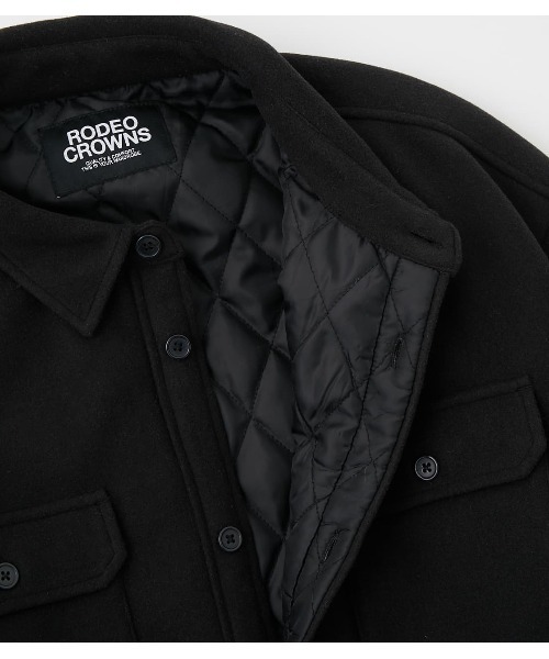 RODEO CROWNS WIDE BOWL(ロデオクラウンズワイドボウル)の「キルティングCPO(ミリタリージャケット・メンズ・カーキ/ブラック/ライトグレー・MEDIUM/LARGE)」の15枚目の写真