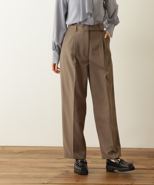 N.(N. Natural Beauty Basic)(エヌエヌナチュラルビューティーベーシック)の「【S Size Line】◆ドライタッチストレートパンツ(その他パンツ・レディース・モカ/ブルー/ピンク/オフホワイト・SMALL/MEDIUM)」の15枚目の写真