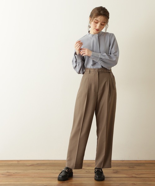 N.(N. Natural Beauty Basic)(エヌエヌナチュラルビューティーベーシック)の「【S Size Line】◆ドライタッチストレートパンツ(その他パンツ・レディース・モカ/ブルー/ピンク/オフホワイト・SMALL/MEDIUM)」の13枚目の写真