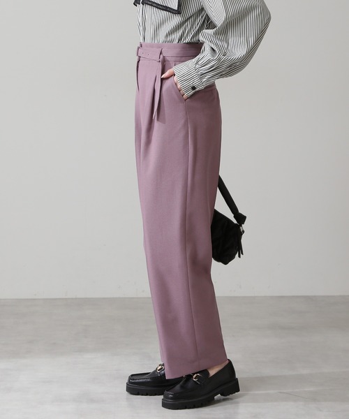 N.(N. Natural Beauty Basic)(エヌエヌナチュラルビューティーベーシック)の「【S Size Line】◆ドライタッチストレートパンツ(その他パンツ・レディース・モカ/ブルー/ピンク/オフホワイト・SMALL/MEDIUM)」の8枚目の写真