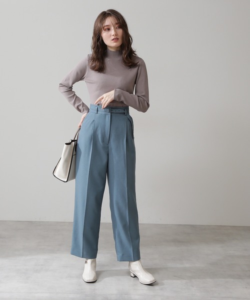 N.(N. Natural Beauty Basic)(エヌエヌナチュラルビューティーベーシック)の「【S Size Line】◆ドライタッチストレートパンツ(その他パンツ・レディース・モカ/ブルー/ピンク/オフホワイト・SMALL/MEDIUM)」の19枚目の写真