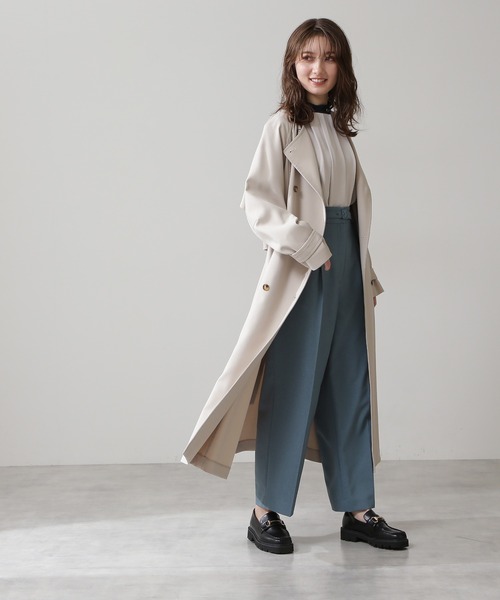 N.(N. Natural Beauty Basic)(エヌエヌナチュラルビューティーベーシック)の「【S Size Line】◆ドライタッチストレートパンツ(その他パンツ・レディース・モカ/ブルー/ピンク/オフホワイト・SMALL/MEDIUM)」の16枚目の写真