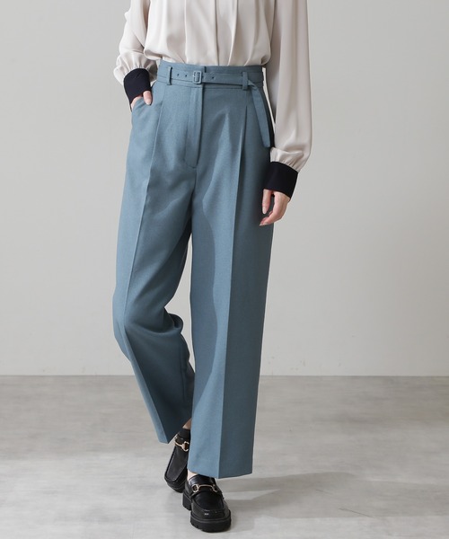 N.(N. Natural Beauty Basic)(エヌエヌナチュラルビューティーベーシック)の「【S Size Line】◆ドライタッチストレートパンツ(その他パンツ・レディース・モカ/ブルー/ピンク/オフホワイト・SMALL/MEDIUM)」の11枚目の写真