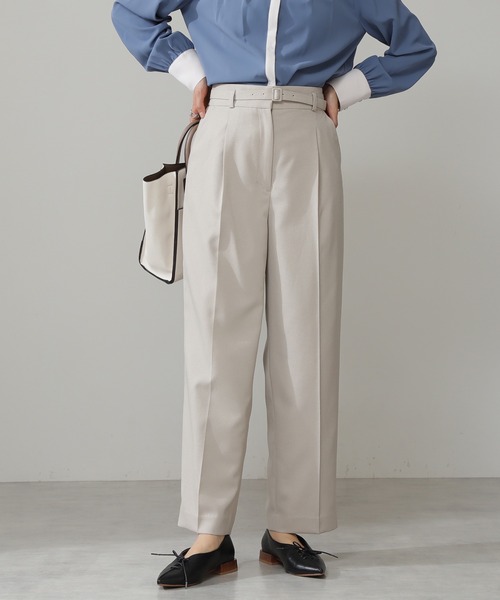 N.(N. Natural Beauty Basic)(エヌエヌナチュラルビューティーベーシック)の「【S Size Line】◆ドライタッチストレートパンツ(その他パンツ・レディース・モカ/ブルー/ピンク/オフホワイト・SMALL/MEDIUM)」の21枚目の写真