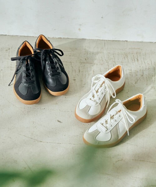 coen(コーエン)の「【ウィメンズ】ALLROUNDオールドトレーナー(スニーカー・レディース・ホワイト/ブラック・SMALL/LARGE/MEDIUM/X-LARGE)」の3枚目の写真