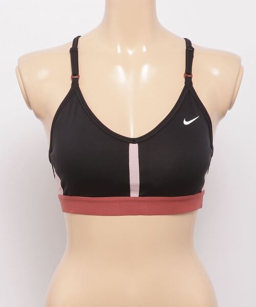 NIKE（ナイキ）の「NIKE/ナイキ ウィメンズ Vネック インディ ブラ（スポーツブラ・レディース・ブラック/パープル・S/L/M）」の7枚目の写真
