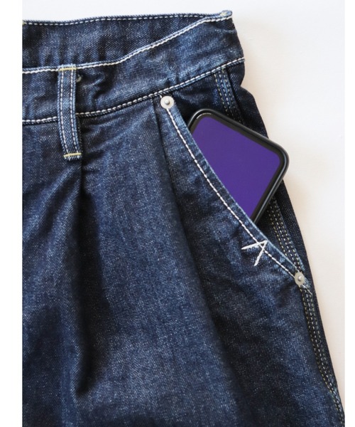 AlexanderLeeChang(アレキサンダーリーチャン)の「AlexanderLeeChang アレキサンダーリーチャン / CARPENTER DNMカーペンターデニム/ AC042202(デニムパンツ・レディース・インディゴブルー・0/4/3/2/1)」の11枚目の写真