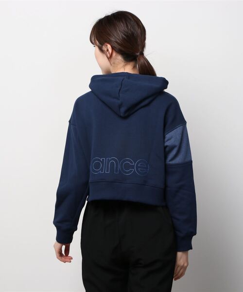 NEW BALANCE（ニューバランス）の「NB Athletics Renew スウェットフーディー（パーカー・レディース・ネイビー/オフホワイト・SMALL/MEDIUM/LARGE/X-LARGE）」の8枚目の写真