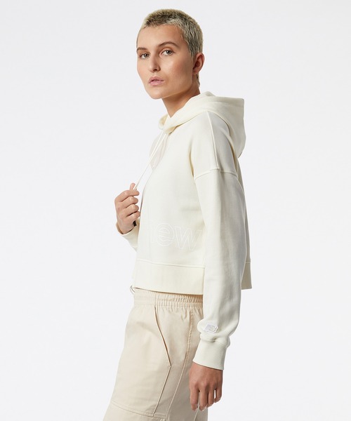 NEW BALANCE（ニューバランス）の「NB Athletics Renew スウェットフーディー（パーカー・レディース・ネイビー/オフホワイト・SMALL/MEDIUM/LARGE/X-LARGE）」の3枚目の写真