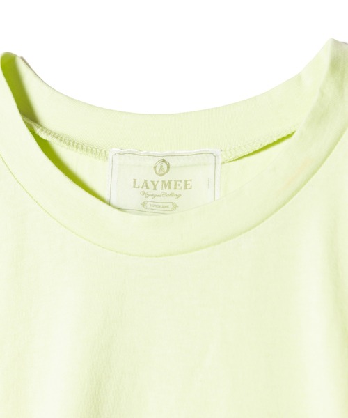 LAYMEE(レイミー)の「Kate sheer CS / ケイトシアカットソー(Tシャツ/カットソー・レディース・アイボリー/イエロー/スミクロ・FREE)」の10枚目の写真