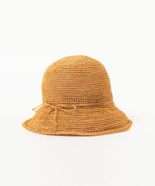 BEAMS BOY(ビームスボーイ)の「BEAMS BOY / アバカ クロシェ ハット 22SS(ハット・レディース・ブラウン系その他3・ONE SIZE)」の5枚目の写真