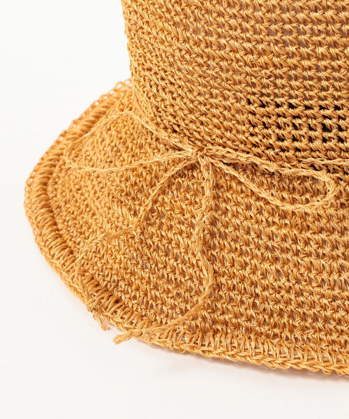 BEAMS BOY(ビームスボーイ)の「BEAMS BOY / アバカ クロシェ ハット 22SS(ハット・レディース・ブラウン系その他3・ONE SIZE)」の6枚目の写真