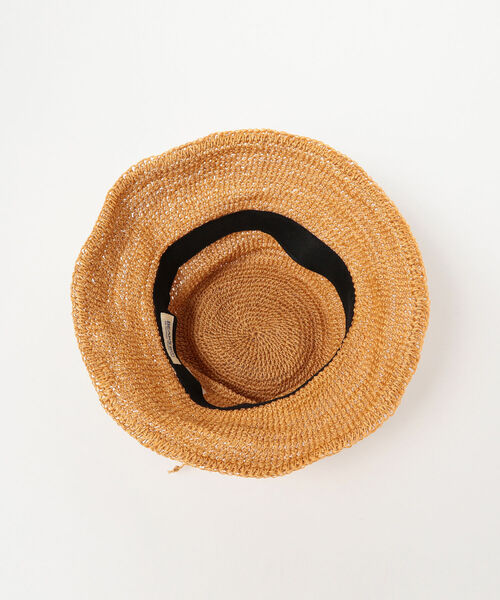 BEAMS BOY(ビームスボーイ)の「BEAMS BOY / アバカ クロシェ ハット 22SS(ハット・レディース・ブラウン系その他3・ONE SIZE)」の7枚目の写真