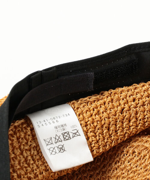 BEAMS BOY(ビームスボーイ)の「BEAMS BOY / アバカ クロシェ ハット 22SS(ハット・レディース・ブラウン系その他3・ONE SIZE)」の8枚目の写真