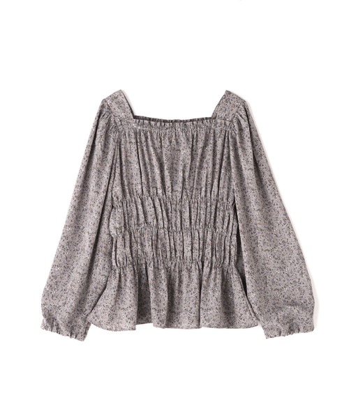 N.（N. Natural Beauty Basic）（エヌエヌナチュラルビューティーベーシック）の「◆シャーリングスクエアブラウス（シャツ/ブラウス・レディース・ホワイト系その他/ブラック系その他/ブルー系その他・MEDIUM）」の18枚目の写真