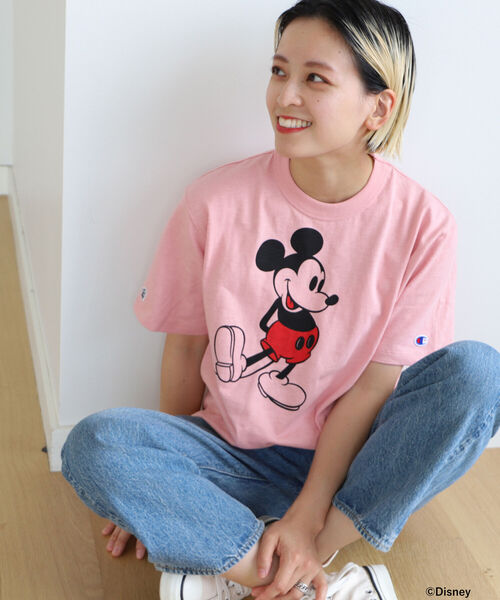Champion Beams Boy ミッキーマウス Tシャツ Tシャツ カットソー Beams Boy ビームスボーイ のファッション通販 Zozotown
