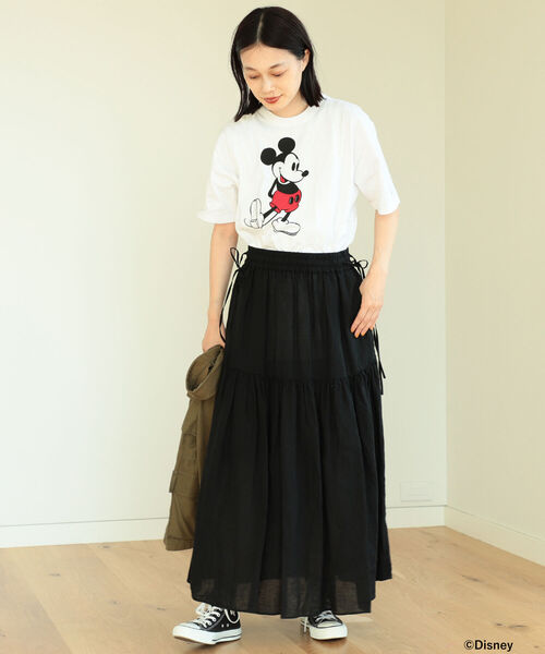 BEAMS BOY(ビームスボーイ)の「Champion × BEAMS BOY / ミッキーマウス / Tシャツ(Tシャツ/カットソー・レディース・ホワイト/グレー/ピンク・SMALL/X-SMALL)」の7枚目の写真