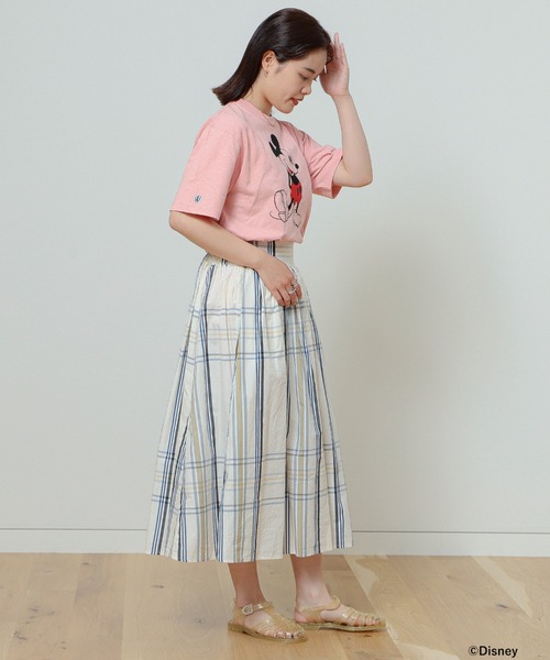 BEAMS BOY(ビームスボーイ)の「Champion × BEAMS BOY / ミッキーマウス / Tシャツ(Tシャツ/カットソー・レディース・ホワイト/グレー/ピンク・SMALL/X-SMALL)」の18枚目の写真