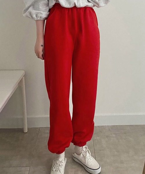 紅袖様❣️カーブスエットパンツ セール】※※【 24色展開 】裏毛カラージョガーパンツ（スウェットパンツ