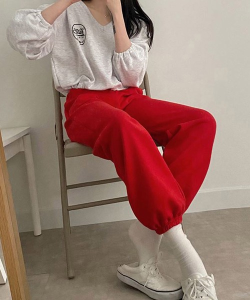 セール】※※【 24色展開 】裏毛カラージョガーパンツ（スウェット