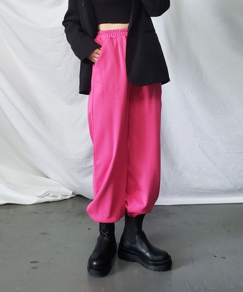 セール】※※【 24色展開 】裏毛カラージョガーパンツ（スウェット