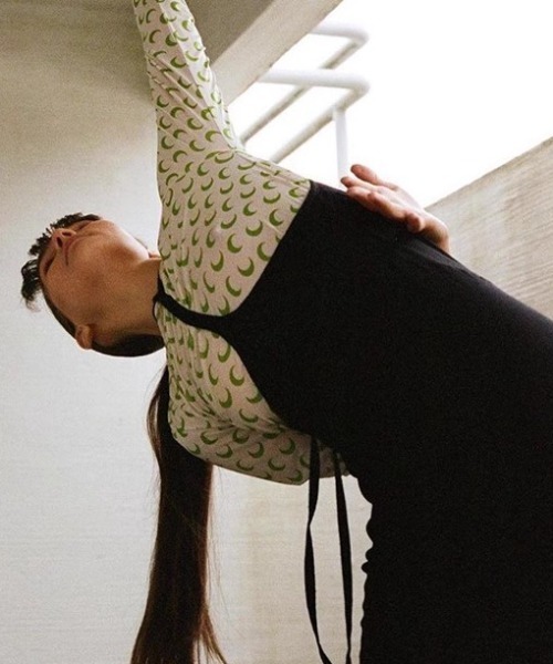 MANGROVE(マングローブ)の「ムーンプリントトップス(Tシャツ/カットソー・レディース・ホワイト/ブラック/ベージュ/レッド/ピンク/グリーン・FREE)」の14枚目の写真