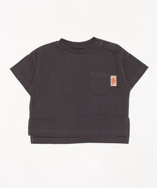 Life Support Products（ライフサポートプロダクツ）の「防汚加工ワイドポケットＴシャツ（80～150cm）（Tシャツ/カットソー・キッズ・ホワイト/ライトブルー/パープル/レッド/ピンク/グリーン/チャコール/イエロー・90/100/110/120/80/130/95/140/150）」の14枚目の写真