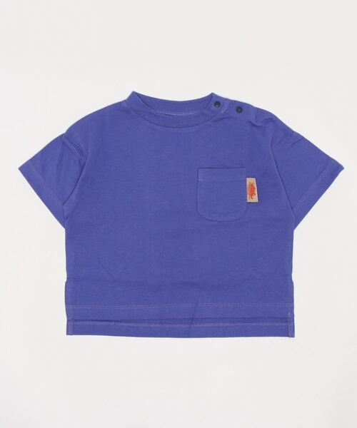 Life Support Products（ライフサポートプロダクツ）の「防汚加工ワイドポケットＴシャツ（80～150cm）（Tシャツ/カットソー・キッズ・ホワイト/ライトブルー/パープル/レッド/ピンク/グリーン/チャコール/イエロー・90/100/110/120/80/130/95/140/150）」の17枚目の写真