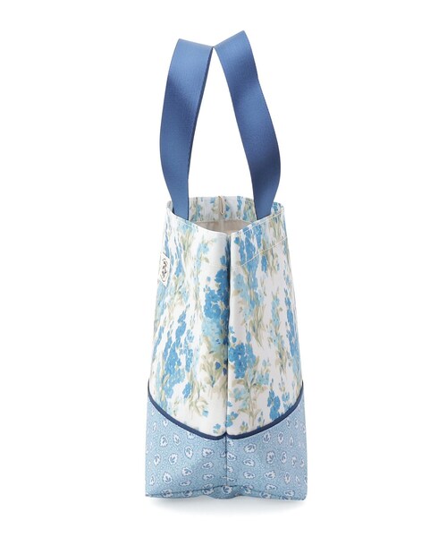 LAURA ASHLEY(ローラアシュレイ)の「ストックス柄ランチバッグ(トートバッグ・レディース・イエロー系/ピンク系5/ブルー系・00)」の6枚目の写真