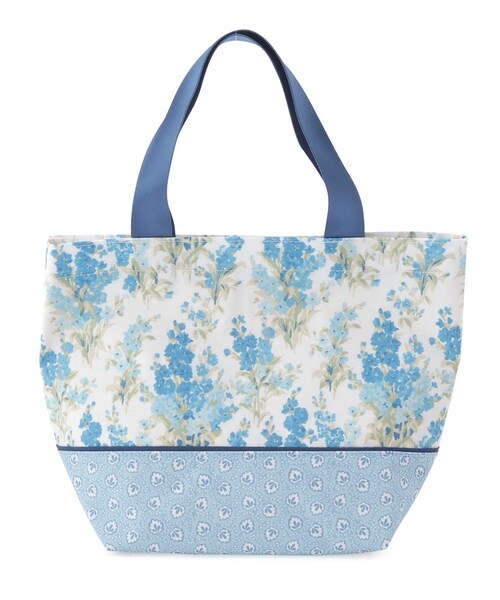 LAURA ASHLEY(ローラアシュレイ)の「ストックス柄ランチバッグ(トートバッグ・レディース・イエロー系/ピンク系5/ブルー系・00)」の7枚目の写真