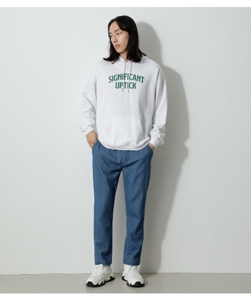AZUL by moussy(アズールバイマウジー)の「SIGNIFICANT UPTICK HOODIE/シグニフィカントアップティックフーディ(パーカー・メンズ・ブラック/ベージュ/ホワイト・LARGE/MEDIUM)」の16枚目の写真