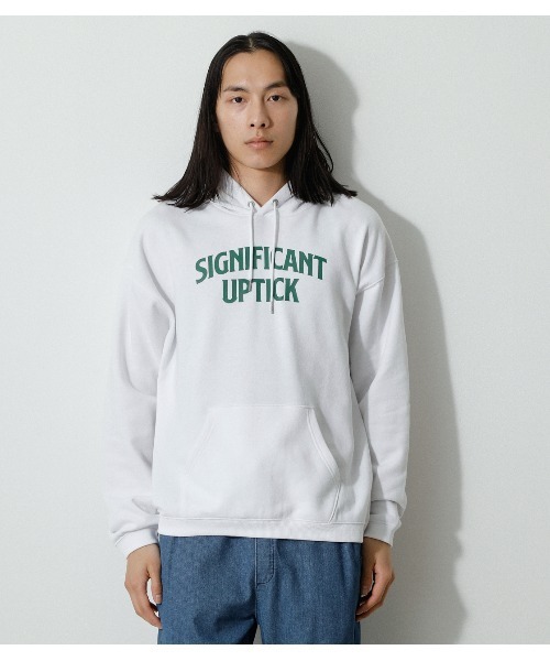 AZUL by moussy(アズールバイマウジー)の「SIGNIFICANT UPTICK HOODIE/シグニフィカントアップティックフーディ(パーカー・メンズ・ブラック/ベージュ/ホワイト・LARGE/MEDIUM)」の17枚目の写真