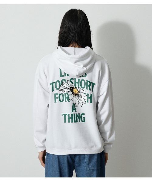 AZUL by moussy(アズールバイマウジー)の「SIGNIFICANT UPTICK HOODIE/シグニフィカントアップティックフーディ(パーカー・メンズ・ブラック/ベージュ/ホワイト・LARGE/MEDIUM)」の19枚目の写真