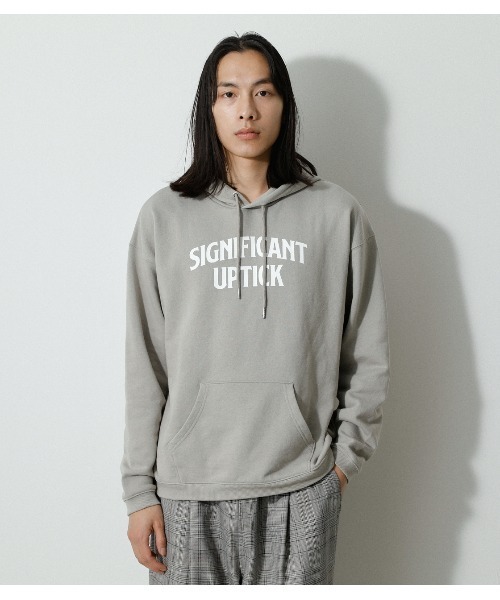 AZUL by moussy(アズールバイマウジー)の「SIGNIFICANT UPTICK HOODIE/シグニフィカントアップティックフーディ(パーカー・メンズ・ブラック/ベージュ/ホワイト・LARGE/MEDIUM)」の8枚目の写真